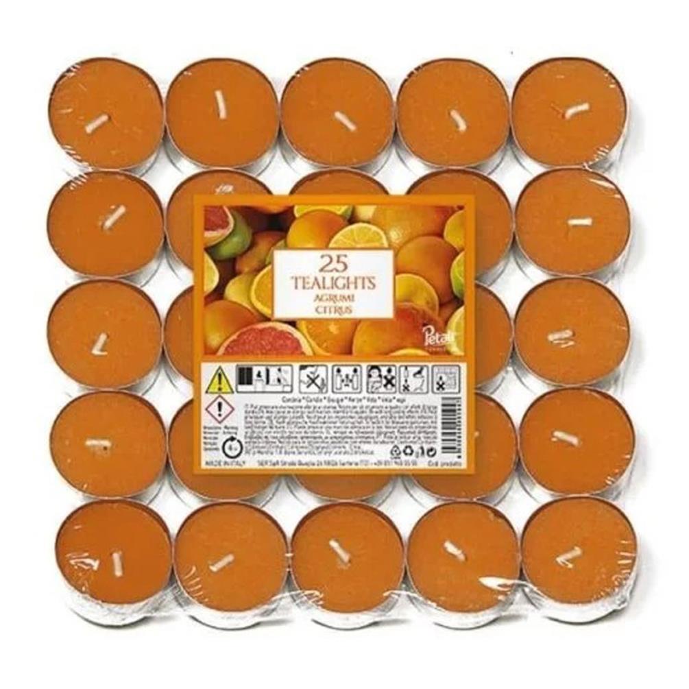 Petali Citrus Tealights (Pack of 25) £2.44